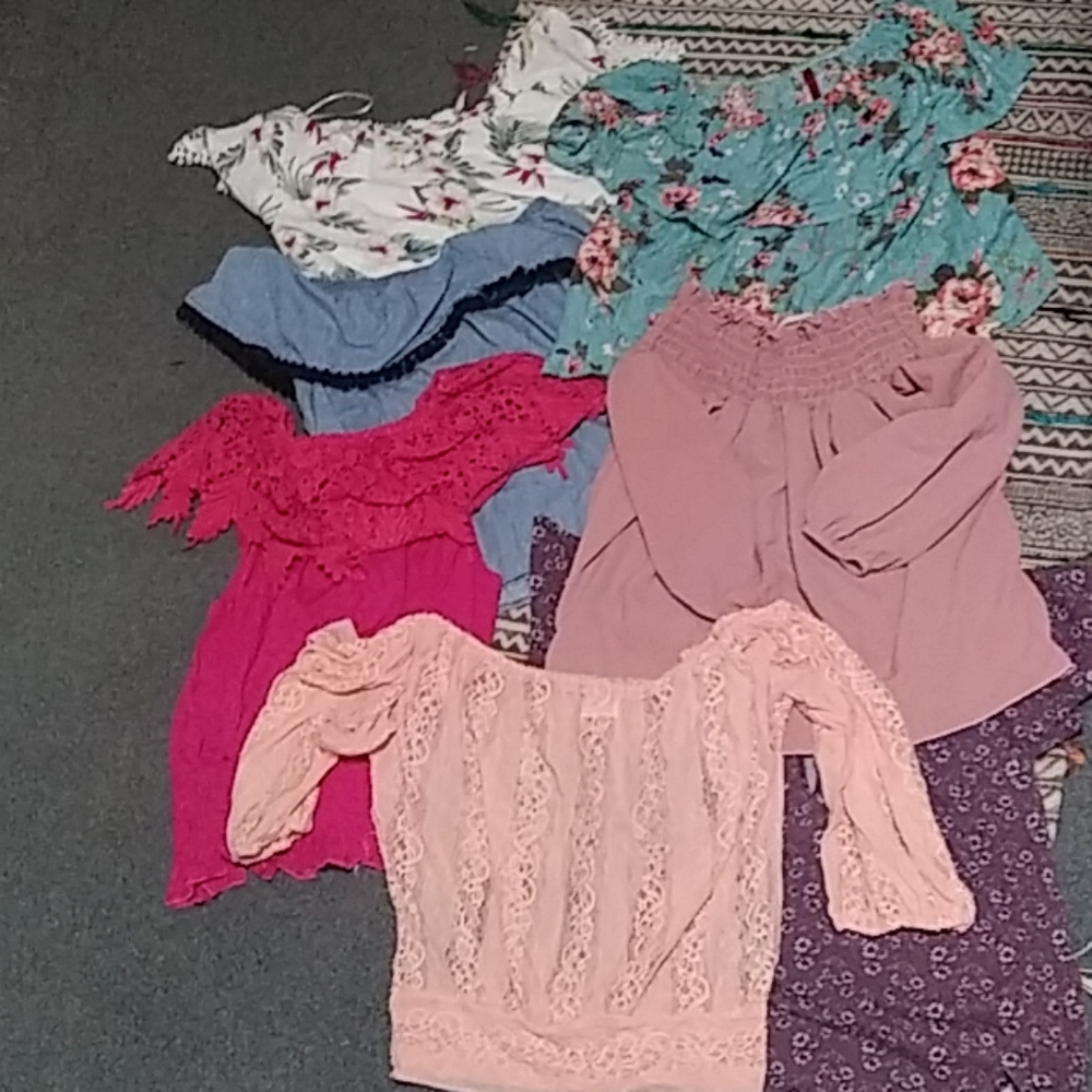 A bundle of shirts